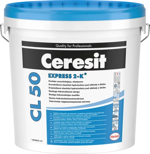 Dvokomponentni hidroizolacioni premaz  Ceresit CL 50 EXPRESS 2-K 12.5KG
